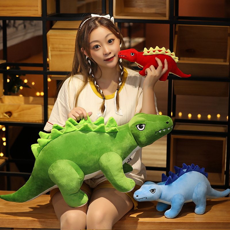 Nueva Figura de Dinosaurio Plush Stegosaurus para Niños Regalo Zoológico — imagen 1