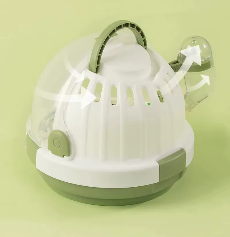 Small Animal Carrier Rodent Hamster Cage Portable Keep Warm Winter Mini Pet Cage Guinea Pig House Travel Rat Cage for Outdoor — image 5