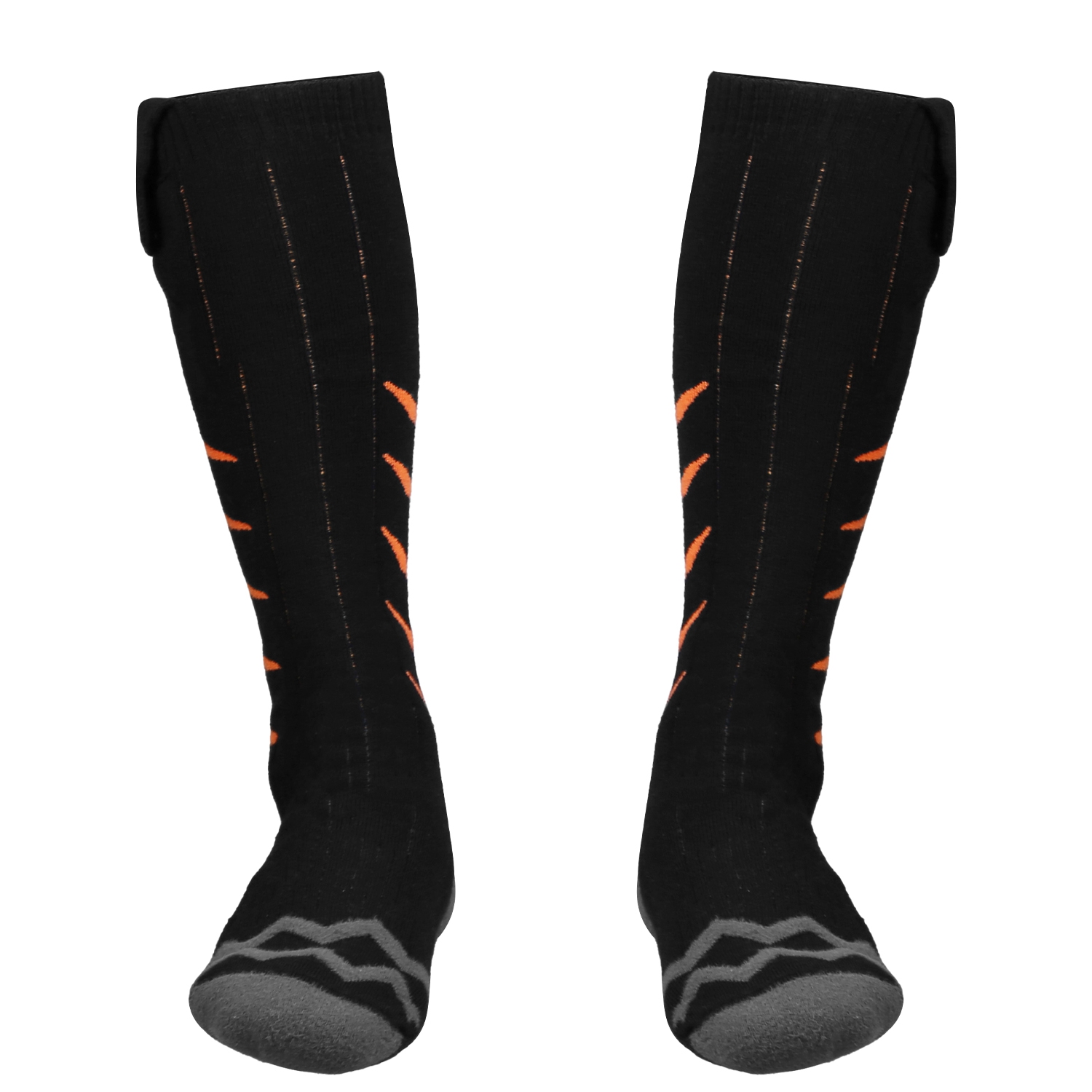 2 Opciones de Tipo - 1 Par de Calcetines Térmicos para Hombre y Mujer, Calcetines Eléctricos Calefactables con Control por APP, Batería Recargable de 5000mAh, Calcetines Térmicos de Invierno para Esquí, Senderismo, Camping y Caza — imagen 16