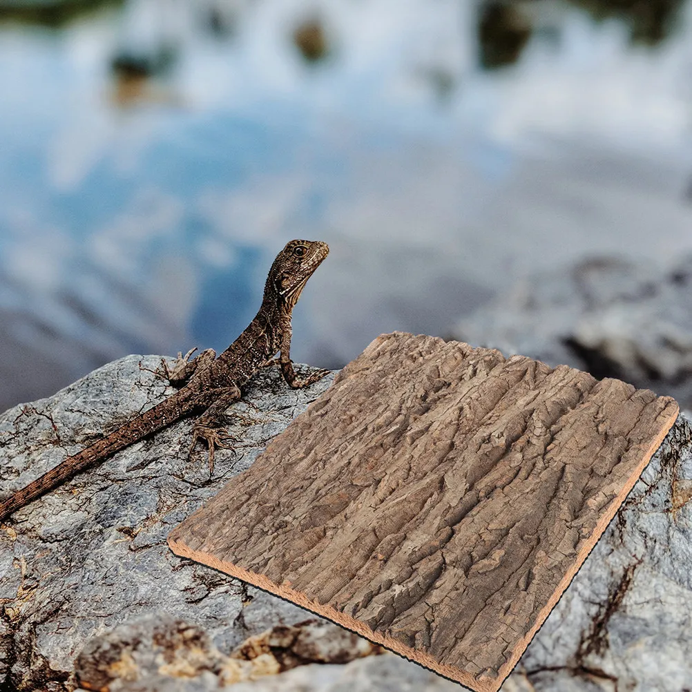 2 fondos de corteza de corcho natural, panel de corteza de árbol para terrarios, escalada de reptiles, acuario, decoración de plantas verdes — imagen 1