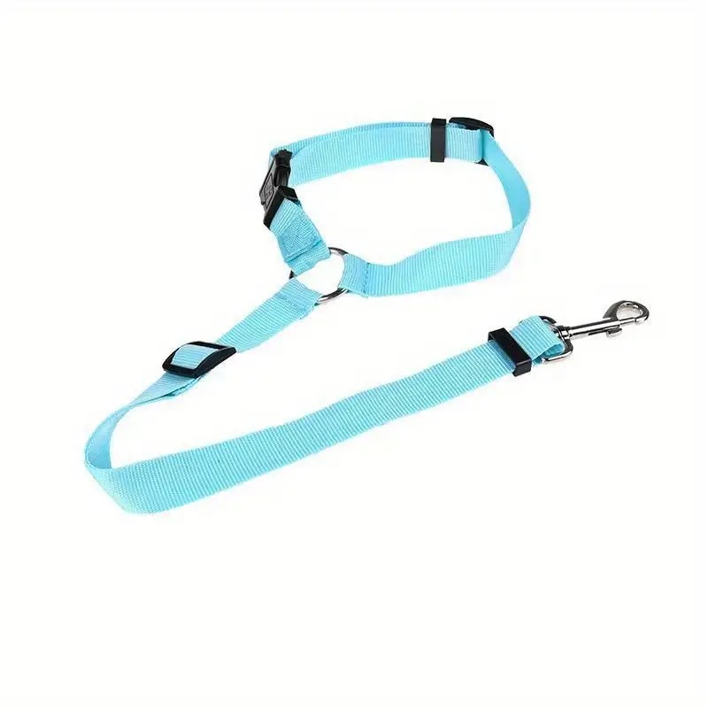 Pet Car Safety Belt Ring Dog Rear Seat Harness Adjustable Lead for Safe Travel — image 10