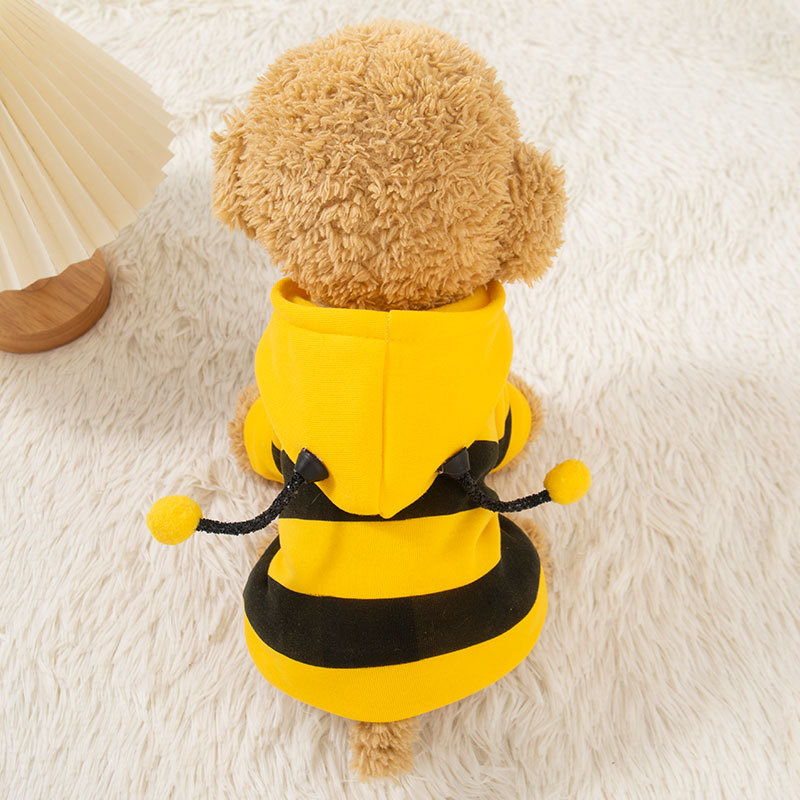 Ropa para perros con terciopelo espesado, chaquetas de abeja y ropa para gatos — imagen 5