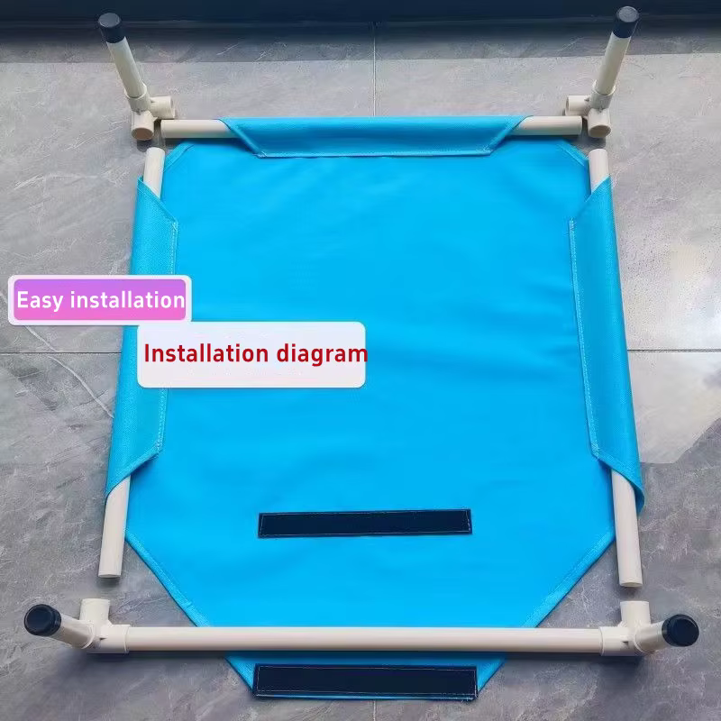 Cama de Acampada para Mascotas Cama Elevada para Perros Colapsable Casa para Gatos Portátil y Limpiable Camas para Puppies Hamaca para Perros — imagen 5