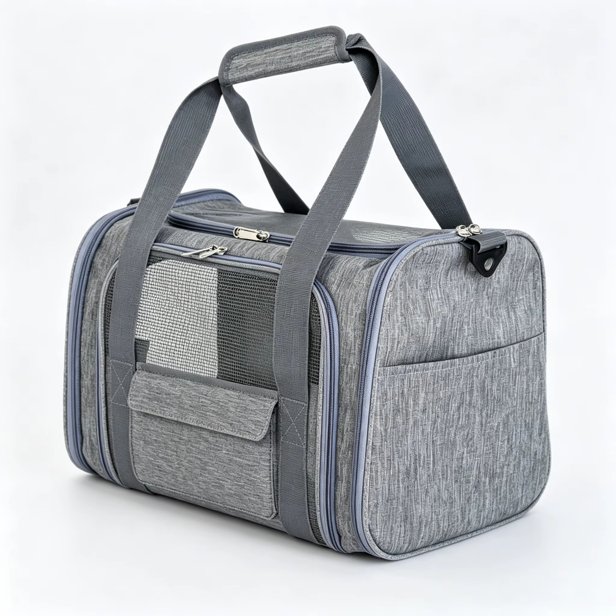 Soft-Sided Pet Carrier Bag for Medium Large Cats & Puppies, Portable Travel Dog Carrier Handbag — image 6