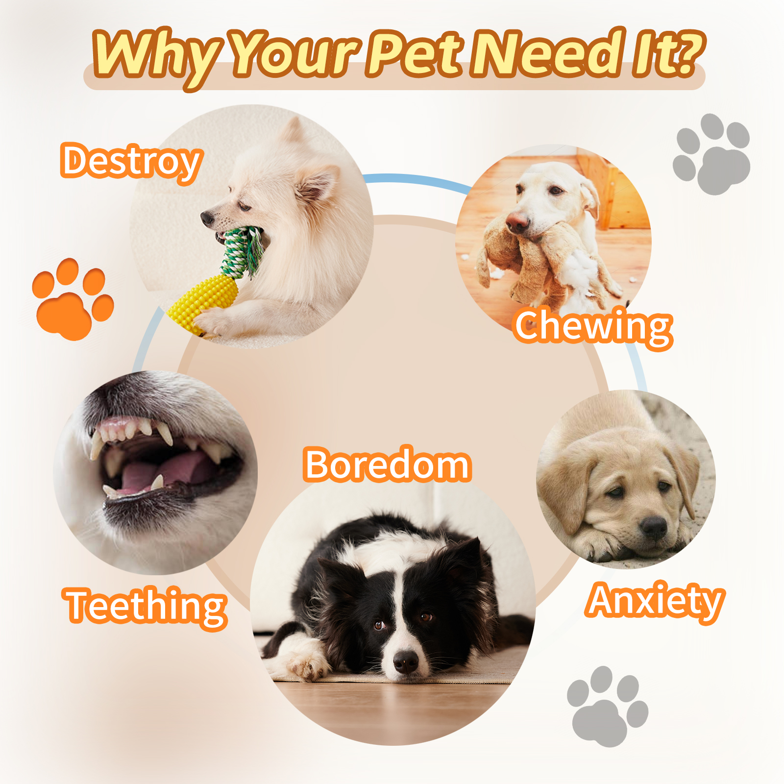 Cepillo Dental Interactivo para Perros con Juguetes de Maíz para Cerdos Agresivos — imagen 3
