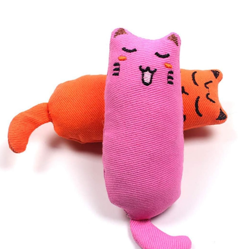 Rustle Sound Catnip Toy Cats Products for Pets Cute Cat Toys for Kitten Teeth Grinding Cat Plush Thumb Pillow Pet Accessories — image 6