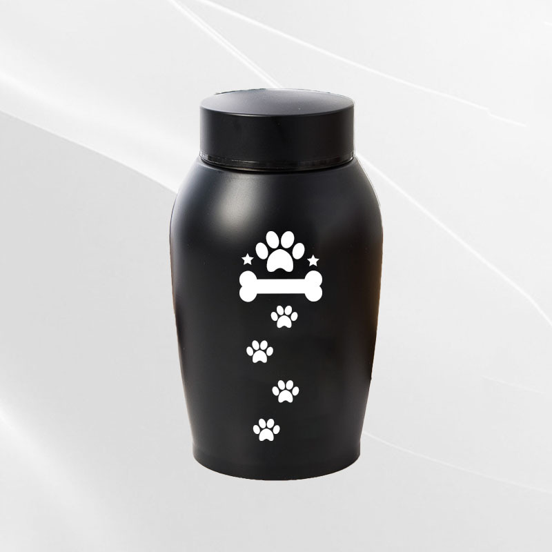Urnas de Recuerdo para Mascotas en Acero Inoxidable: Negro Portátil y Resistentes a la Humedad, Conservador de Cenizas Pequeñas para Animales de Compañía — imagen 17