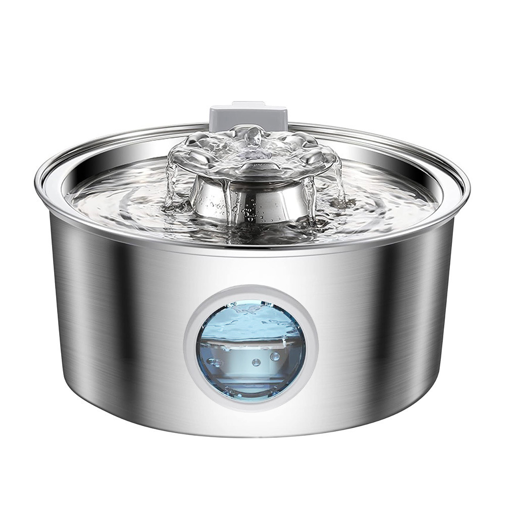 Stainless Steel Smart Pet Water Dispenser with Automatic Circulation and Filtration, Large Capacity Feeder for Cats and Dogs — image 12
