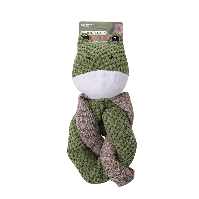No Stuffing Crinkle Dog Toys, Unbreakable Plush Squeaky Dog Toys For Heavy Chewers Interactive Dog Toys For Large Medium Small Dogs, Unstuffed Doggie Toys For Aggressive Chewers — image 9