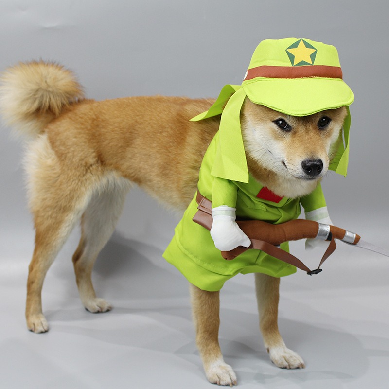 Funny Shiba Inu dog Xiao Baga transformation costume Halloween Baga transformation cat Tik Tok pet funny clothes — image 2
