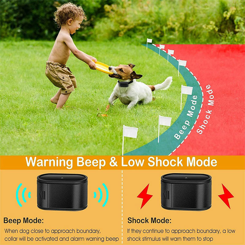 Wireless Invisible Dog Fence - Remote Control, Beep/Shock Collar, Outdoor Training — image 5