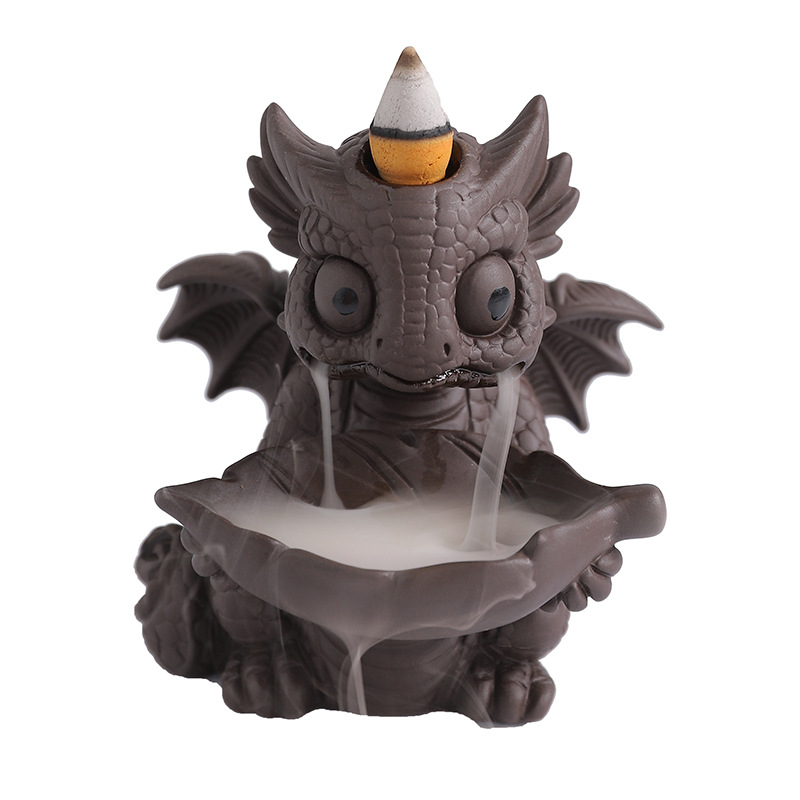 Creative Small Ornament Dinosaur Treasure Smoke Backflow Incense Burner — image 5