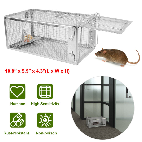 Mouse Trap, Galvanized Iron Mouse Control Bait Catcher — image 8