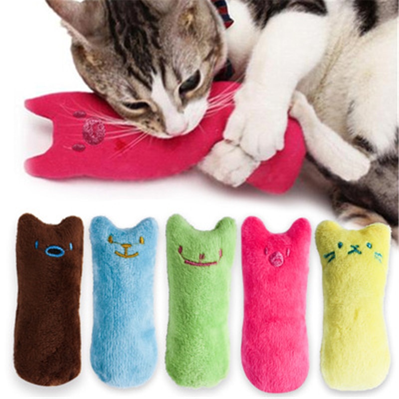 Juguetes de Pepino para Gatos que Mastican, Interactivos y Divertidos, Juguetes de Peluche con Garras y Sonido para Gatas y Kitten — imagen 1