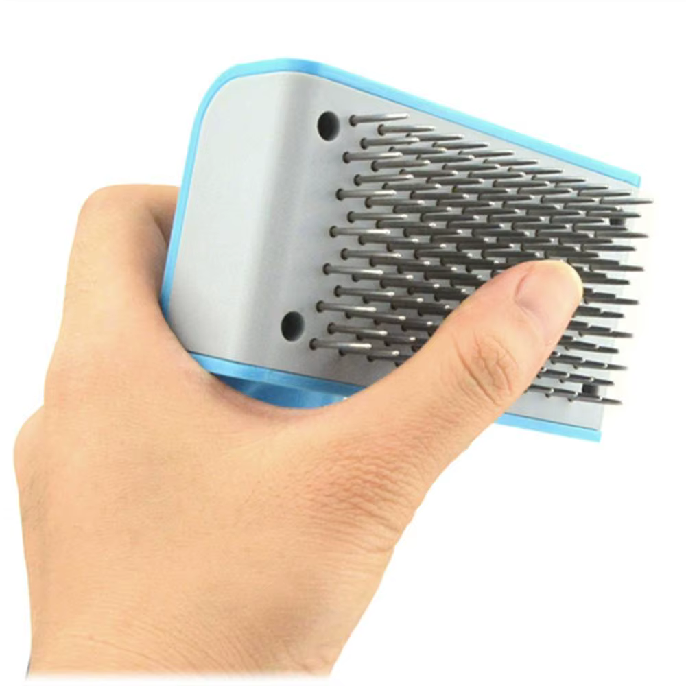 Cepillo de Pelo Automático para Perros con Pinzas de Aguja Auto-limpiable para Cuidado Canino de Alto Rendimiento para Mascotas de Tamaño Pequeño y Mediano — imagen 2