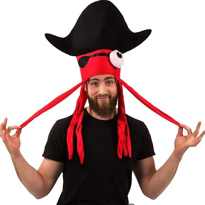 Headpiece Funny Hat Halloween Trendy Photo Octopus Hat for CouplesBirthday Creative — image 2