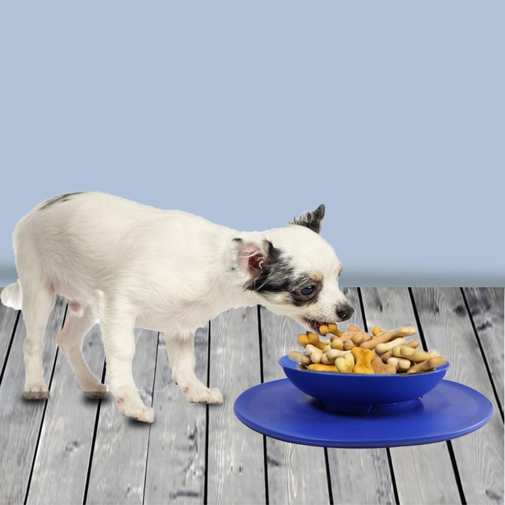 Silicone suction bowl mat non-slip pet bowl non-slip collapsible dog bowl mat and sucker feet silicone food caps 30D6 — image 4