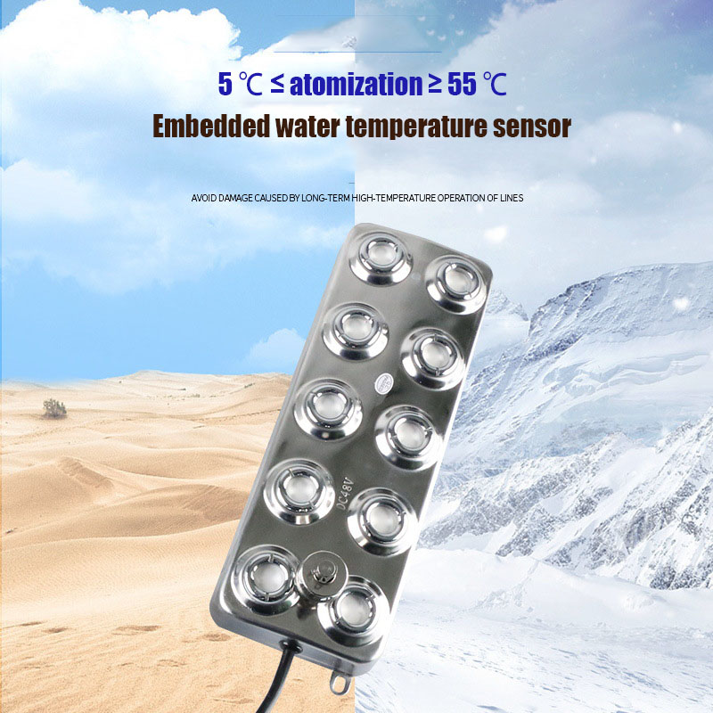 Rockery pond water landscape fogging machine high-frequency oscillation fogging board smoke machine ten head industrial ultrason — image 3
