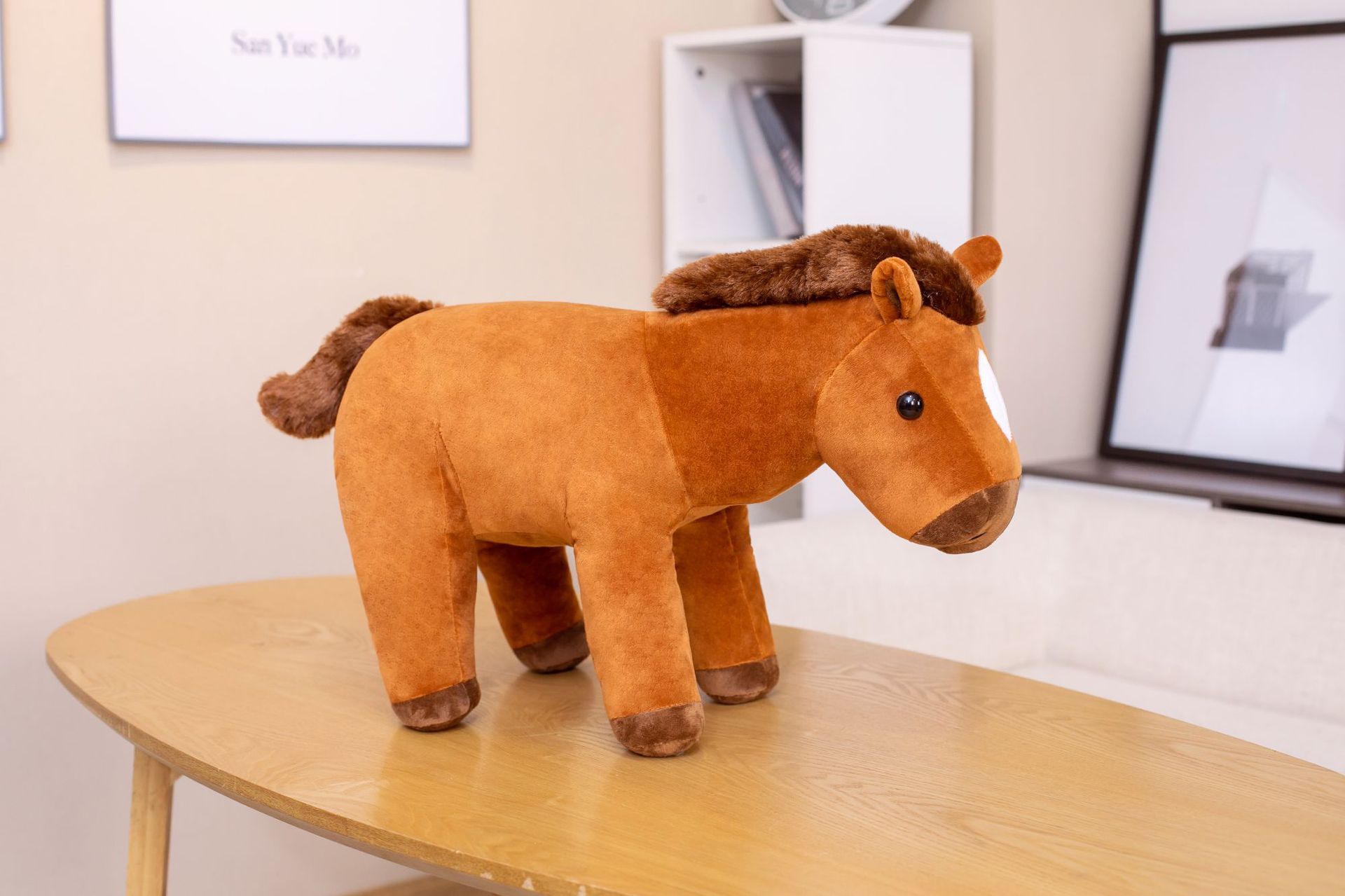 Muñeca de Pajaro Sentado de Peluche de Cabello Creativa Cojín — imagen 5