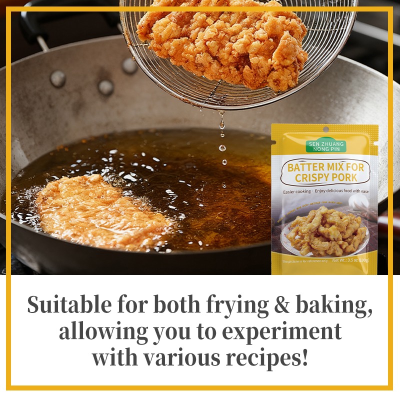 3pc Crispy Pork Coating Mix - Elevate The Flavor Of Chicken, Pork, Seafood, Cheese, And Vegetable Dishes — image 9
