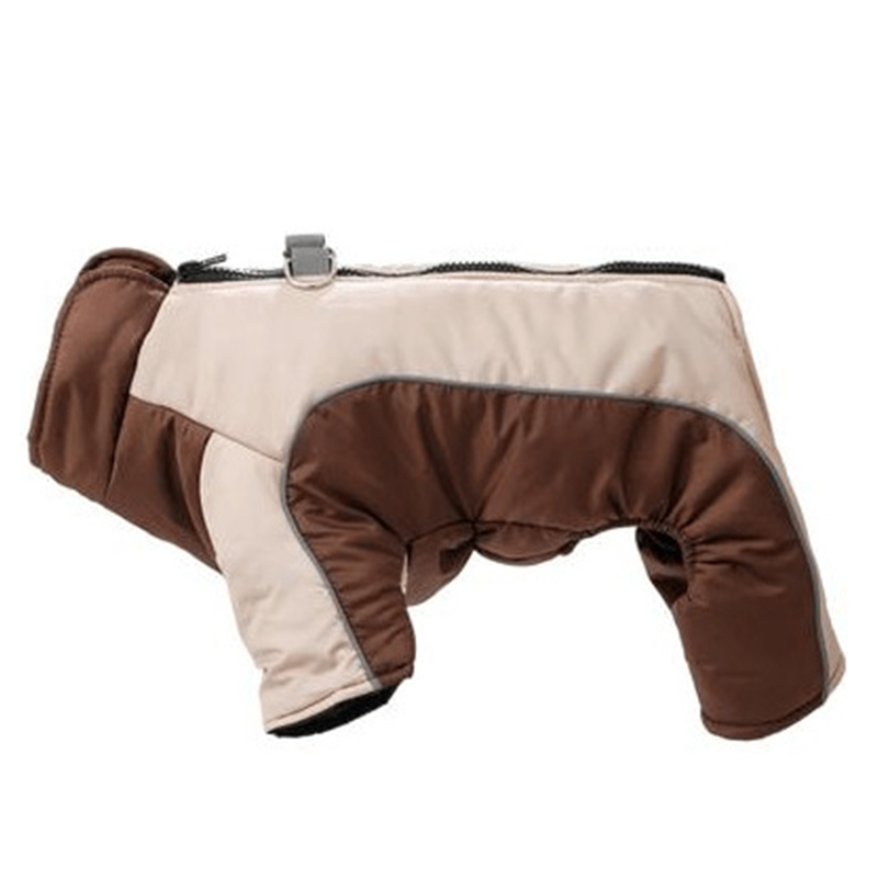 Chaquetón de invierno para perros y gatos, impermeable y reflejante con D-ringen para pequeños y medianos canes, bulldog y pug — imagen 3