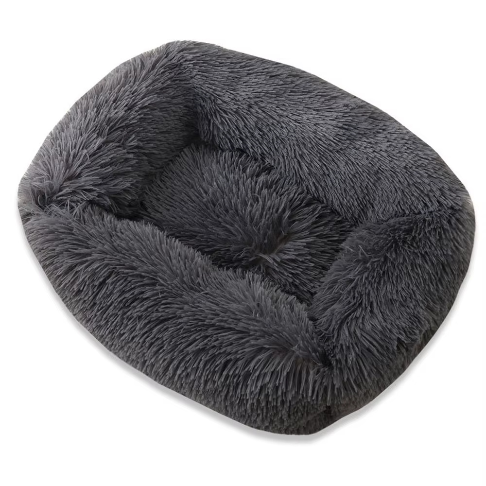 Square Dog Bed Long Plush Solid Color Pet Beds For Little Medium Large Pets Super Soft Winter Warm Sleeping Mats For Dogs Cats — image 9