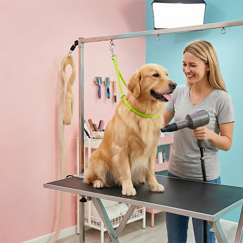 Non‑Slip Dog Bathing Tether Rope – Silicone‑Grip Grooming Table Strap for Secure Pet Restraint — image 8