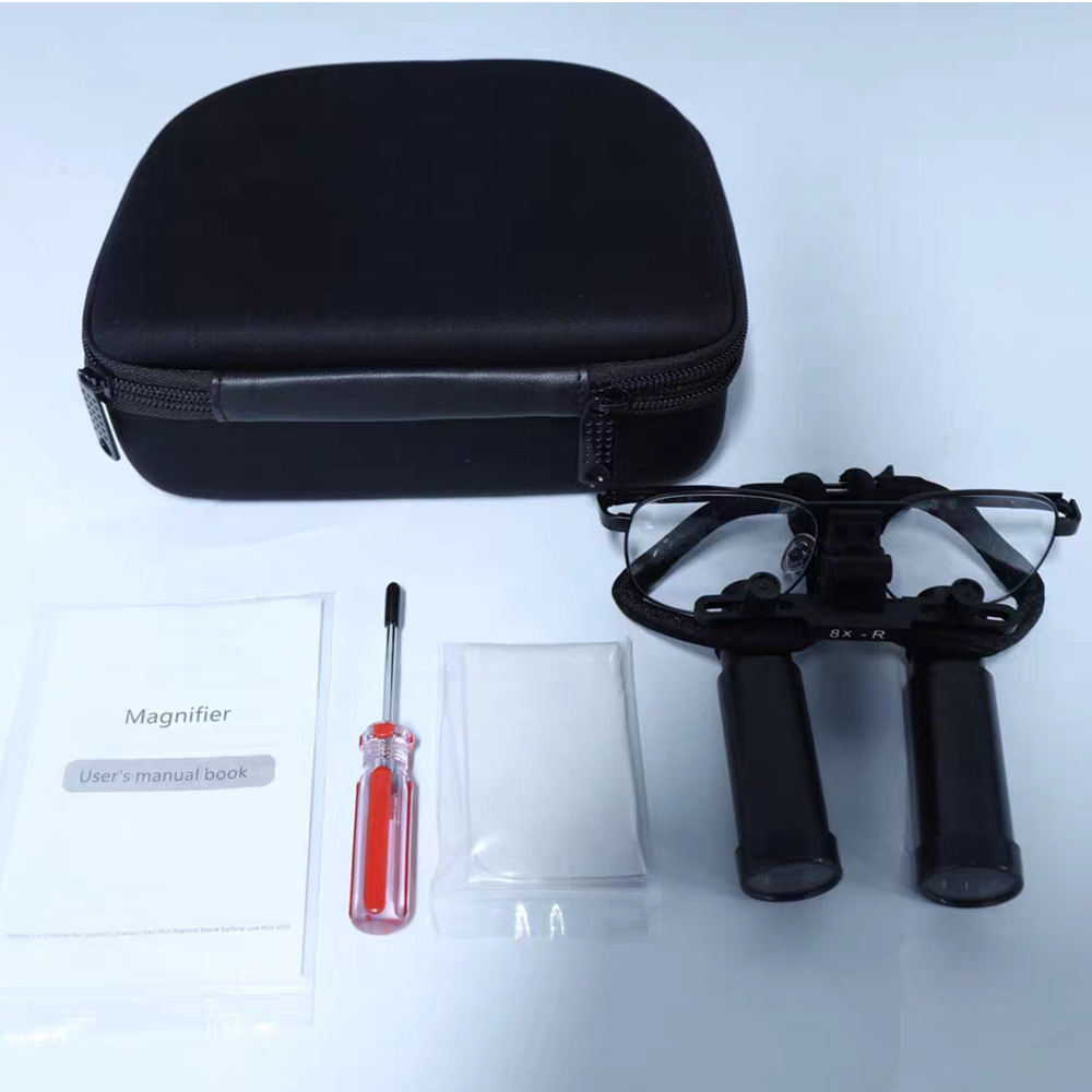 8X Binocular Head-Mounted Optical Loupes for Dental Surgical Procedures — image 3