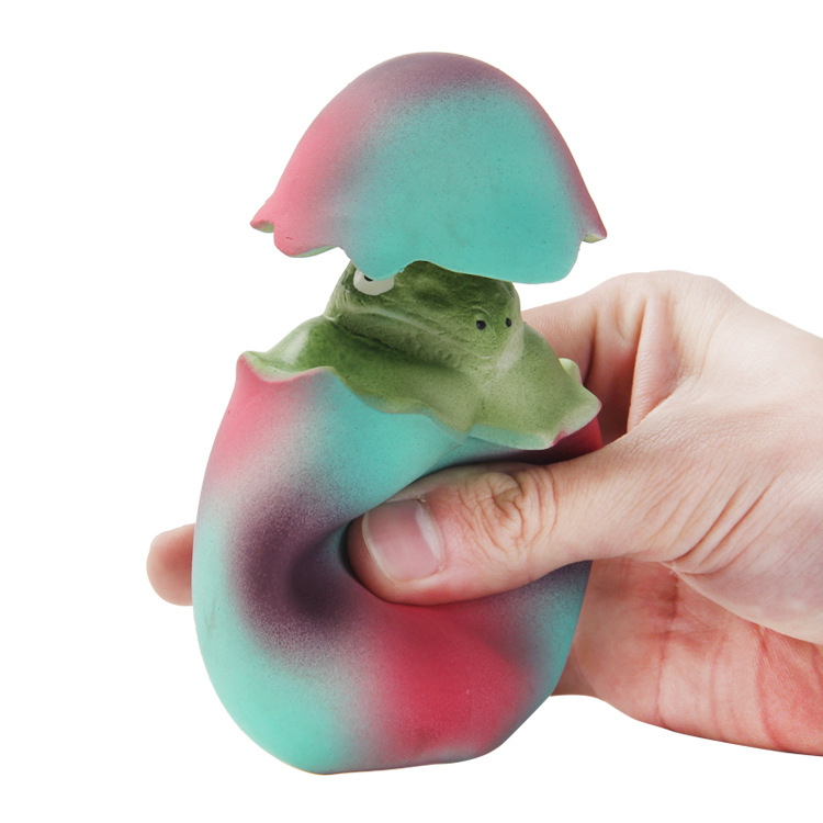 Pet Latex Toy Interactive Trick Or Treating Telescopic Dinosaur Egg Extrusion Modeling Sound Animal Dog Toy — image 4