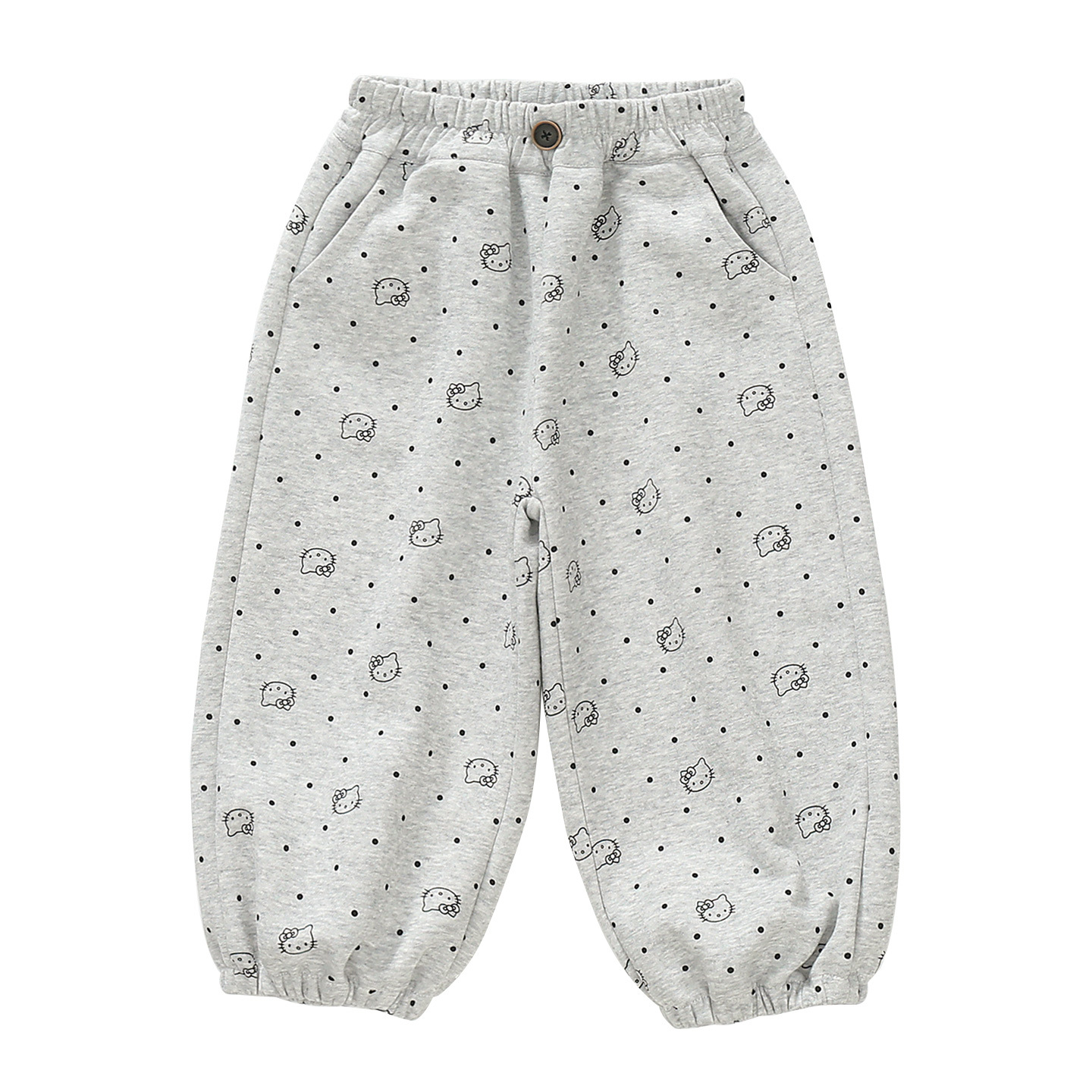 Cute Cartoon Cat Hooded Sweatpants for Girls — image 1
