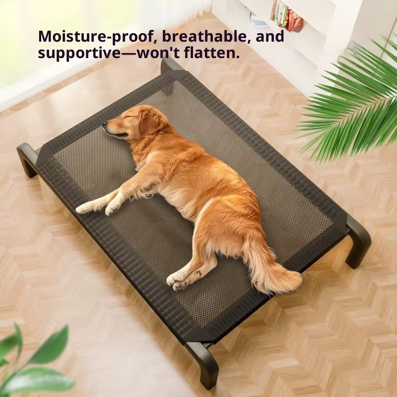 Cama Elevada para Perros Outdoor e Interior, Todo el Año, Duradera, Portátil, Resistente a la Humedad, No Resbaladiza, para Perros Grandes y Pequeños, Cama para Gatos, Accesorios para Mascotas — imagen 3