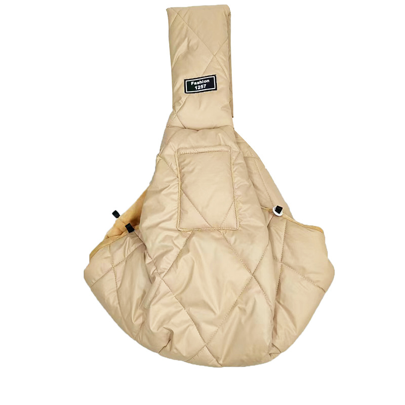 Mochila de invierno para gatos con diseño cruzado, portátil y cálido para uso al aire libre — imagen 9