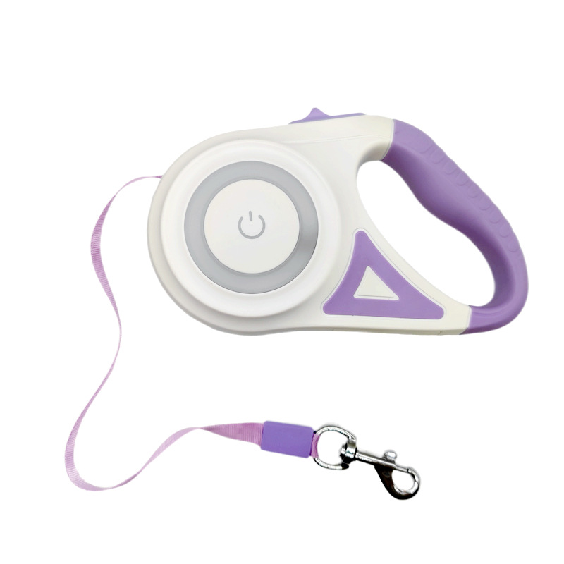 Correa Retráctil Automática para Perro de 3m/5m con Interruptor Táctil, Luz LED de Colores, Correa para Mascotas — imagen 3