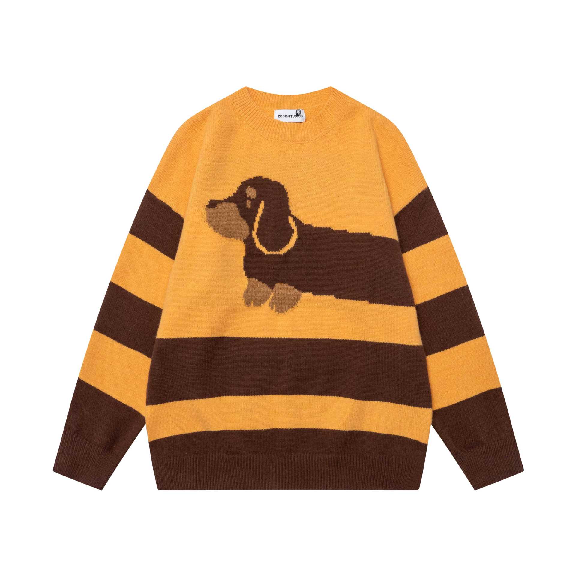 Striped Sausage Dog Sweater — image 7
