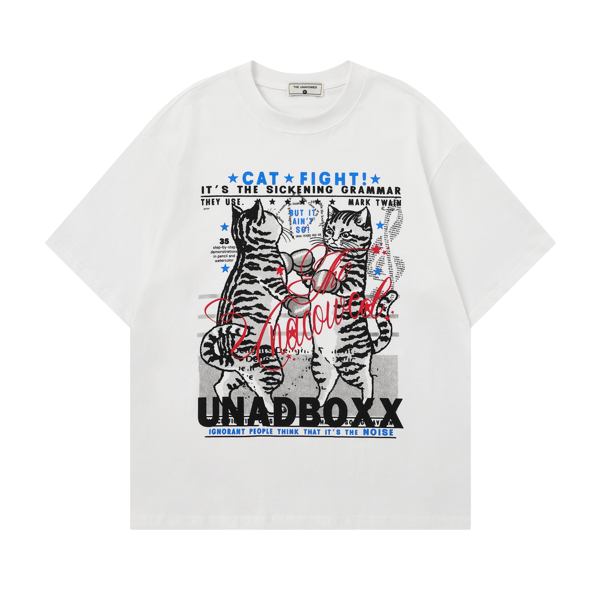 Boxing Cat Printed Short Sleeve — image 2