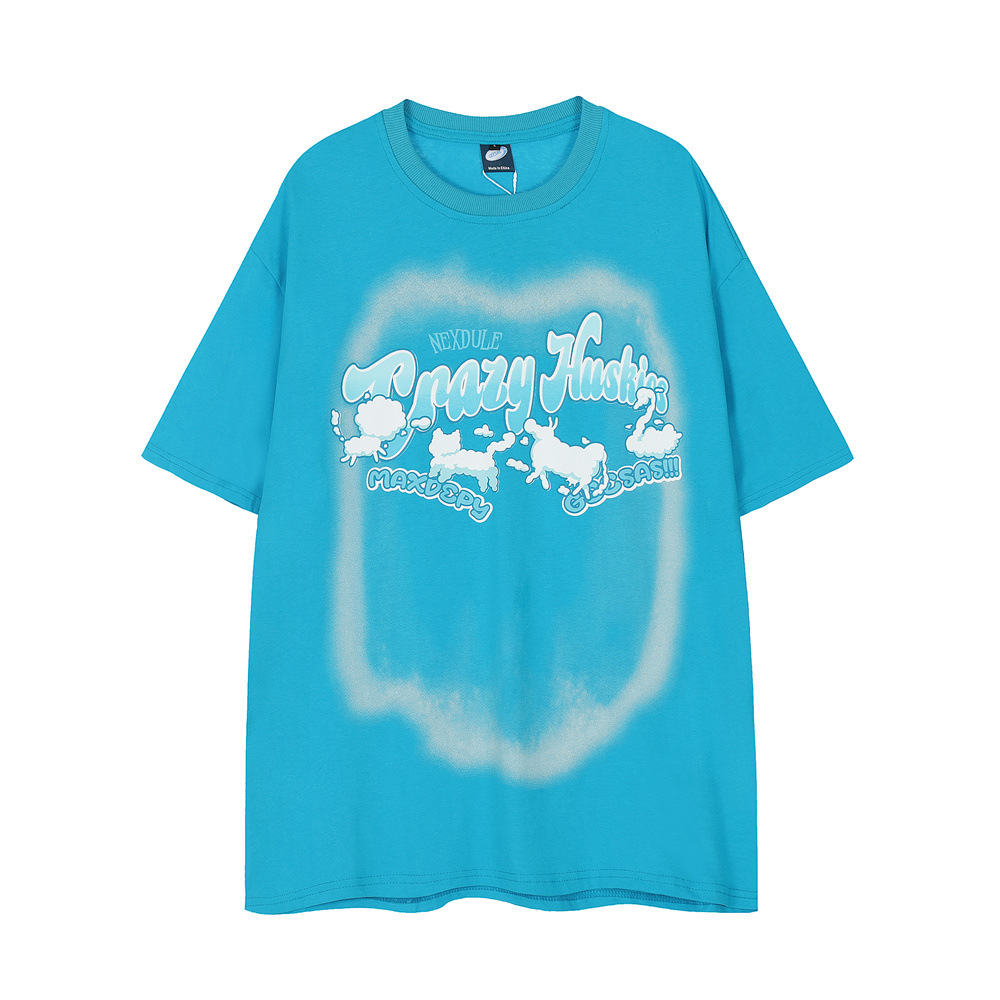 Abstract Animal Print Short-sleeved T-shirt For Men — image 13