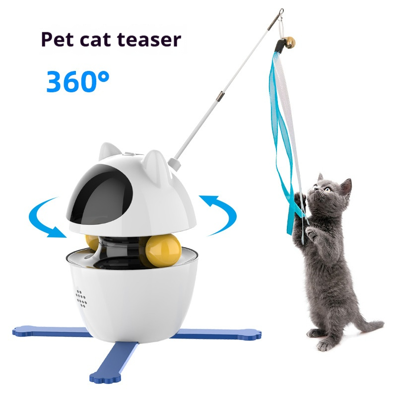 Juguetes Interactivos para Gatos en Casa Automáticos Juguetes para Kitten Electrónicos Peluches para Mascotas Ropa Elástica Divertida para Gatos Pequeños — imagen 8