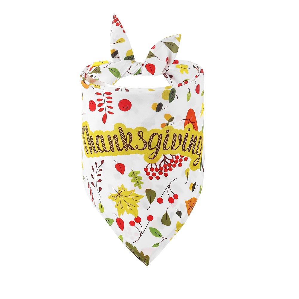 New Pet Scarf Dog Triangle Scarf Thanksgiving Pet Bandana — image 9