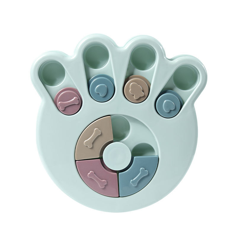 Claw Print Dog Toy Pet Puzzle Slow Food Toy Leakage Plate Training Interactive Slow Food Plate — image 6