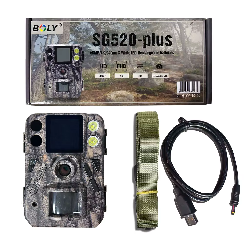 BolyGuard Hunting Game Camera Trail Cam 4K 30fps SG520-Plus Dual Flash ( 940nm Black IR & White LED) Portable for Outdoor Wildlife — image 6