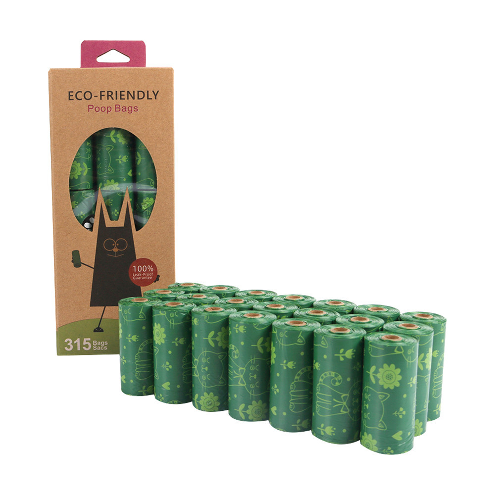 Biodegradable pet garbage bag for dogs to pick up feces — image 1
