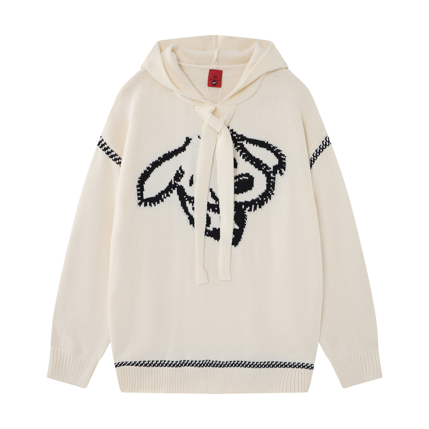 Cartoon puppy jacquard sweater — image 8