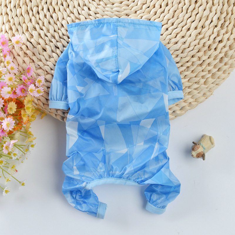 Pet Tide Brand Dog Clothes Summer Thin Sunscreen Clothes Four-Legged Clothes Light And Breathable Than The Bear Teddy Bomei Small Dog — image 6