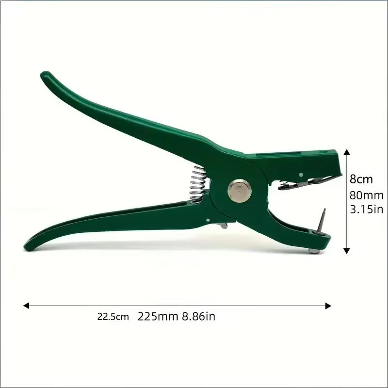 Ear Tag Pliers Livestock Animal Ear Tagging Gun Applicator For Sheep Goat Pig Cattle Rabbit Veterinary Marker Clamp Neddle — image 4