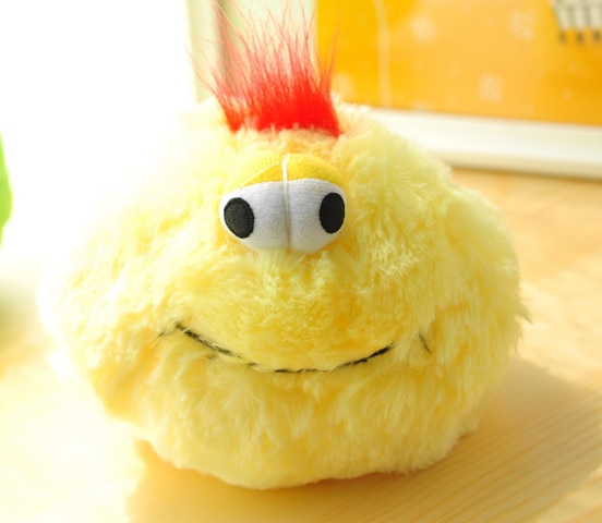 Electric Toy Ball Dog Cat Toy Automatic Pet Plush Ball Activation Automatic Ball Chew Plush animal — image 5