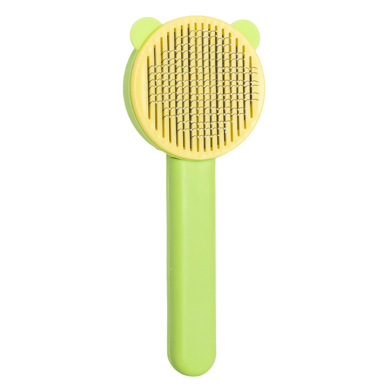 Cepillo de Pelo para Mascotas Diseño Creativo - Cepillo con Púas de Aguja Auto-Limpiable para Perros y Gatos — imagen 1