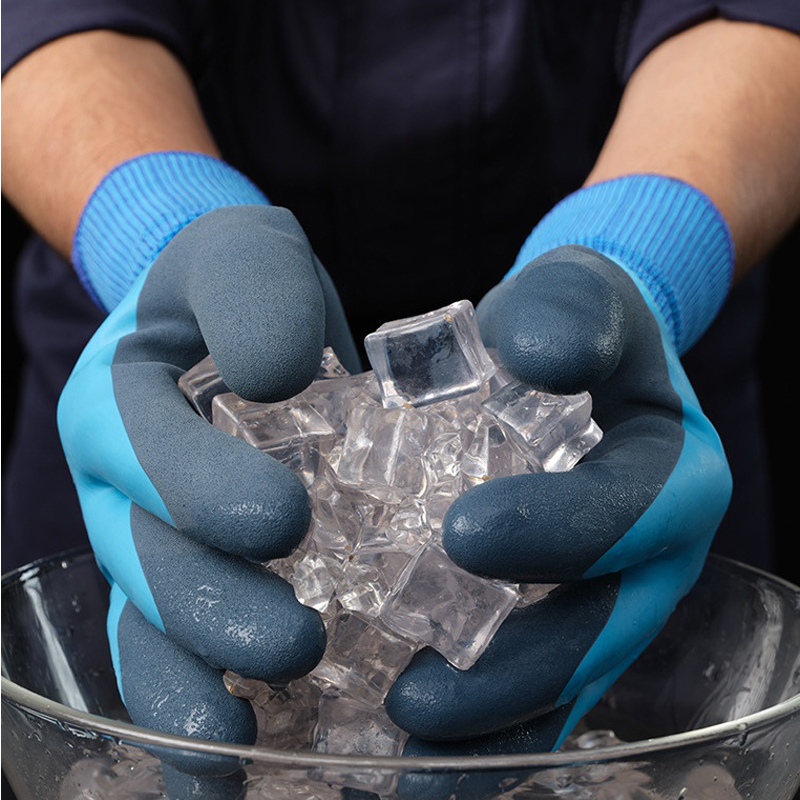 2 Piezas de Guantes de Invierno Cálidos, para Esquí, Cámaras Frigoríficas, Pesca, Impermeables, Afelpados, Resistentes al Desgaste, Gruesos y Anticongelantes — imagen 1