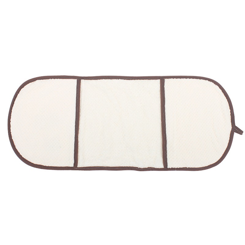 Toalla absorbente para mascotas, toalla de baño de fibra ultra fina, guantes grandes marrones, toalla de baño para gato y perro — imagen 1