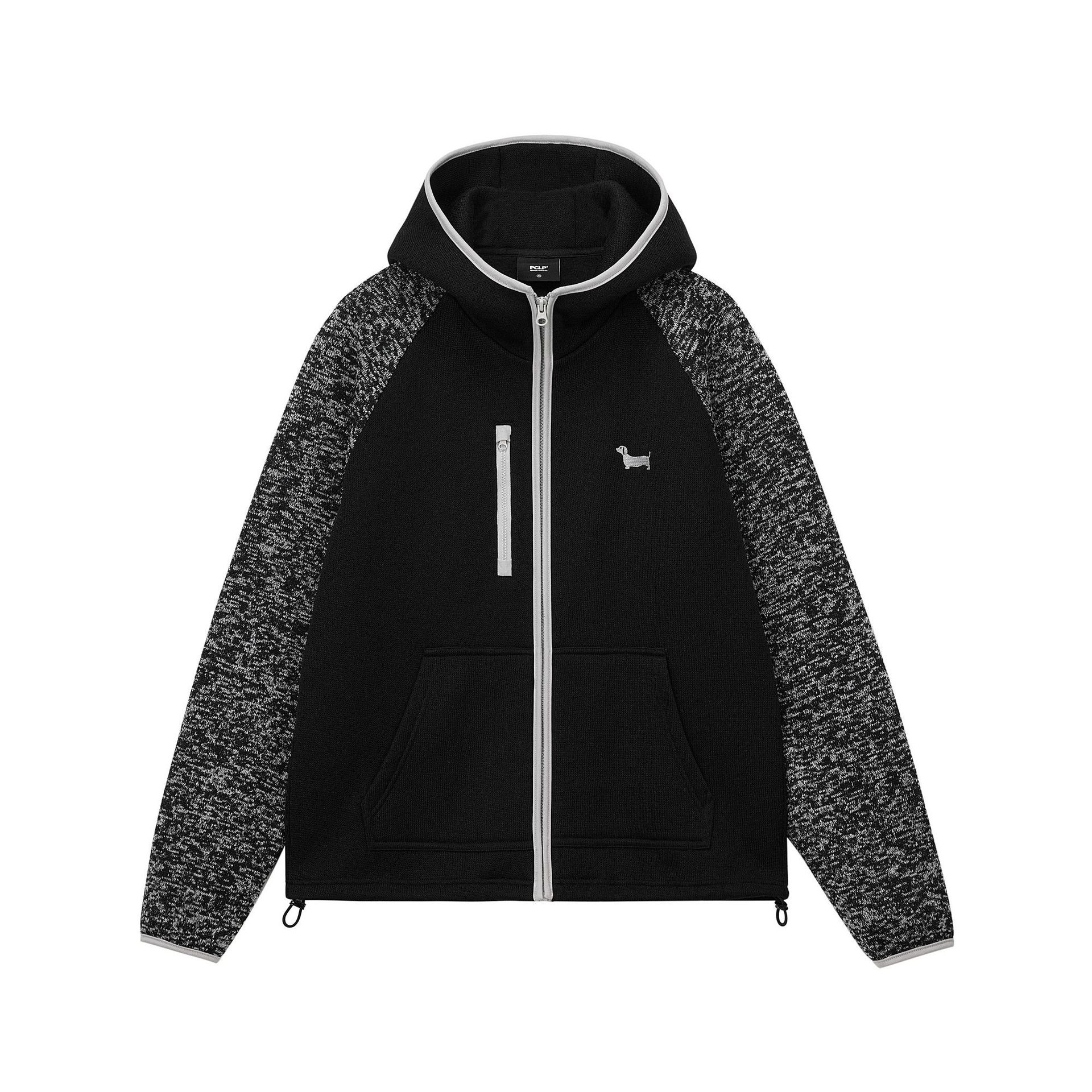 Dog Mid-Layer Hoodie for Women, Color-Block Shoulder Sleeve Sporty Open Front Cardigan Coat — image 6