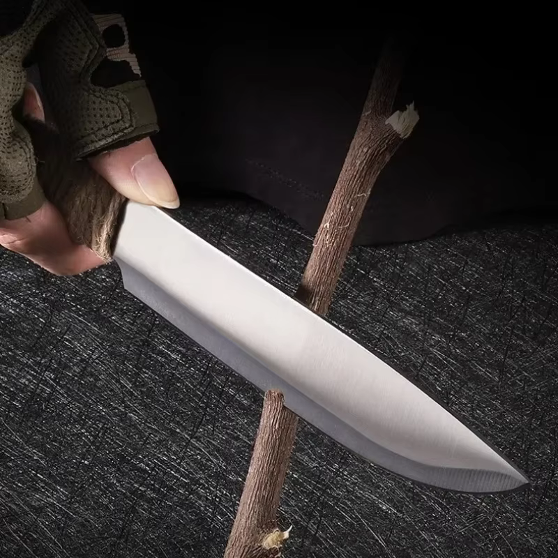 High Hardness Small Straight Knife Pattern Household Handmade Stainless Steel Multi-Purpose Knife DIY Knife EDC Tool — image 5